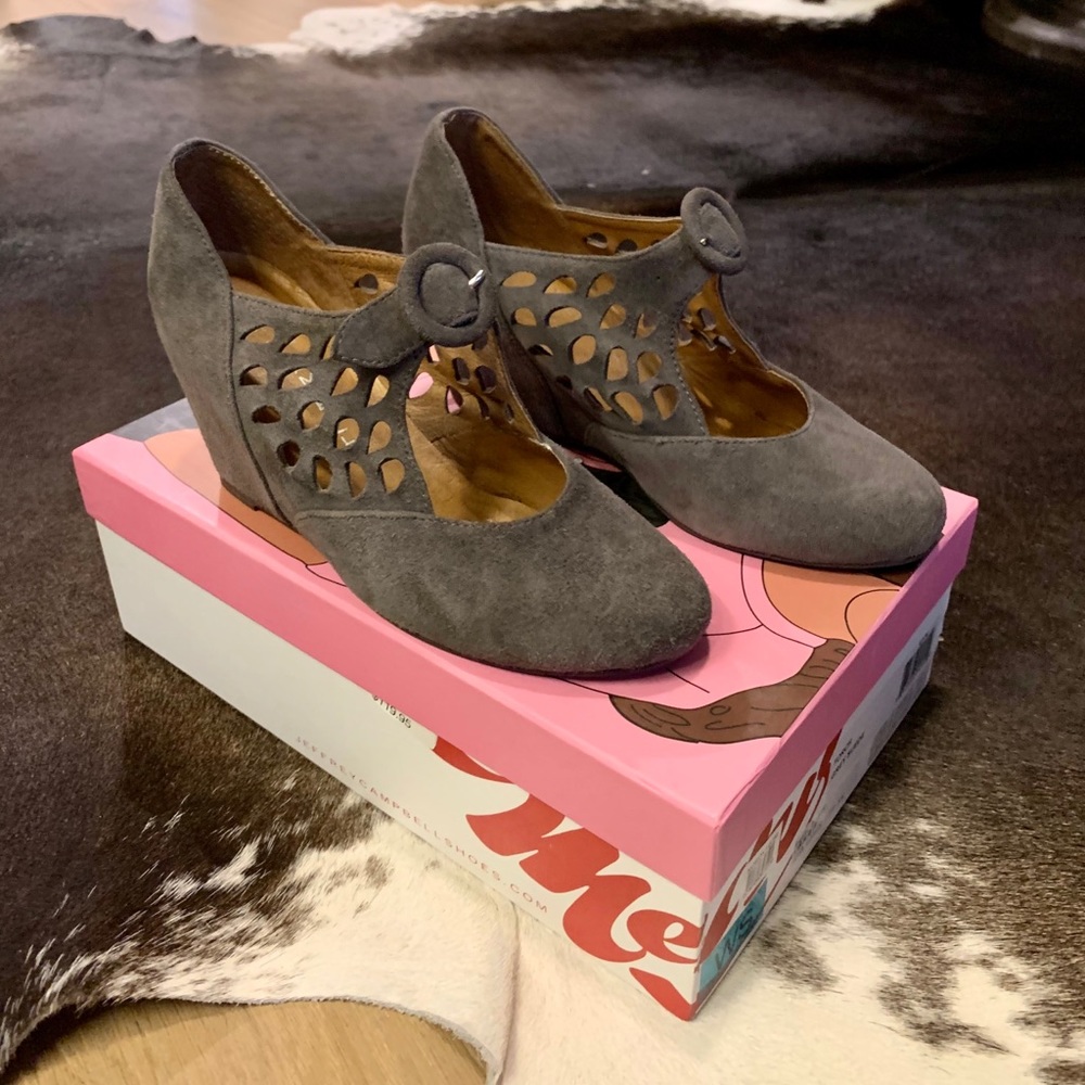 Jeffrey Campbell Torch Grey Wedge